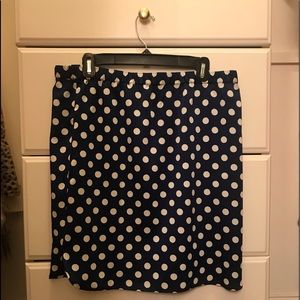 Women’s Ann Taylor Polka Dot Skirt - 12P